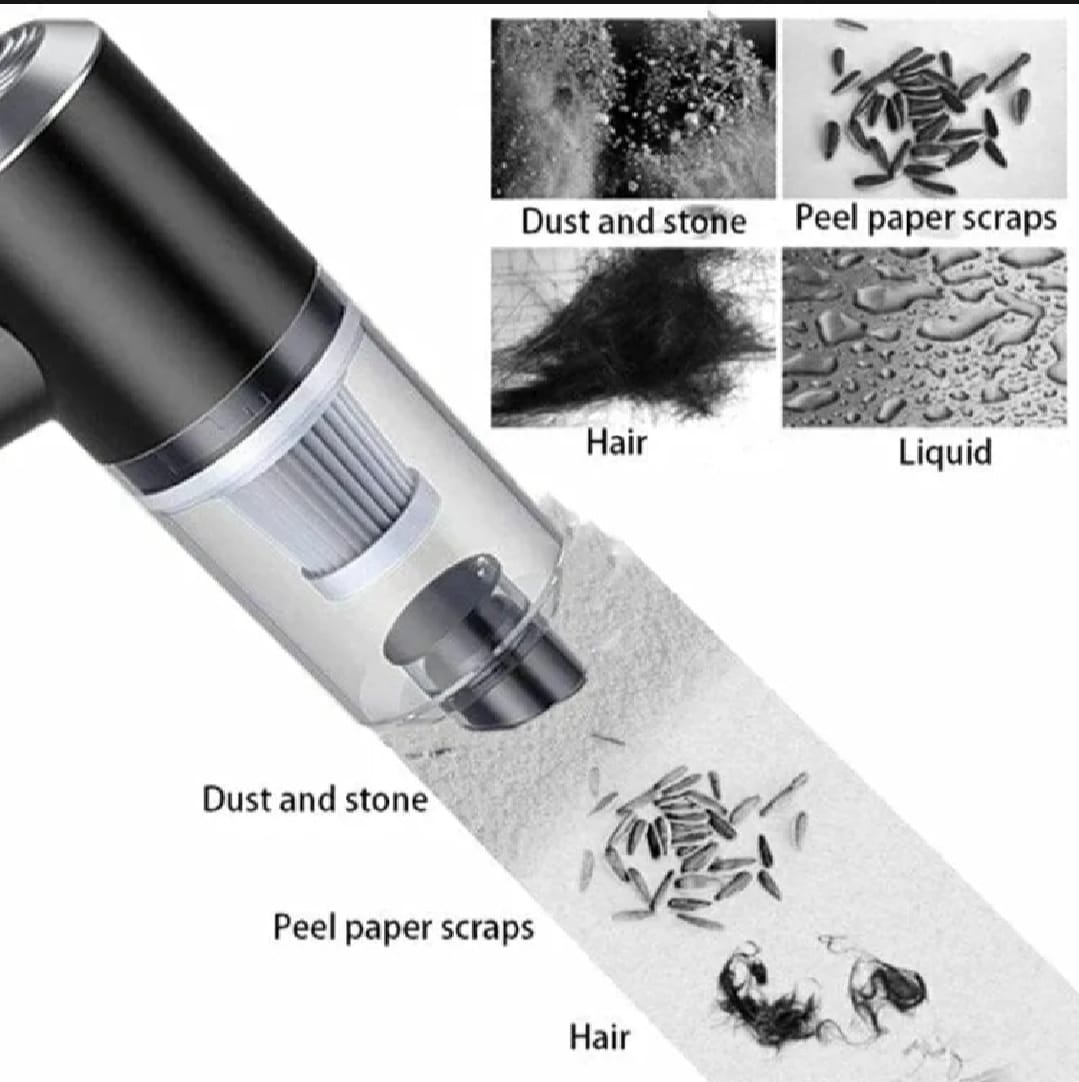 Mini USB Rechargeable Vacuum Cleaner – Portable & Powerful