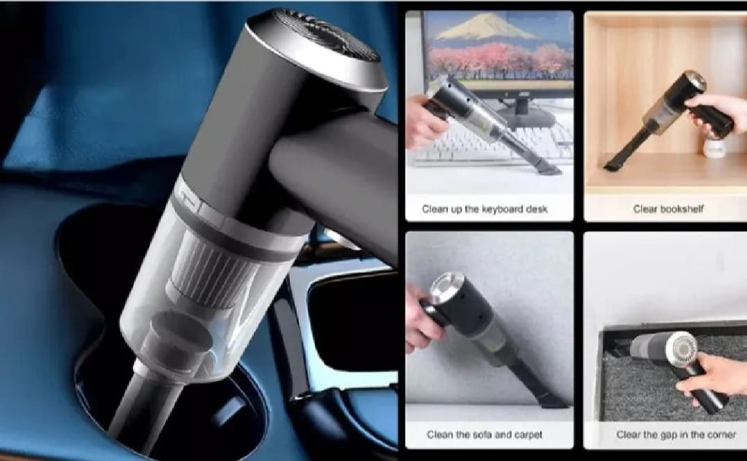 Mini USB Rechargeable Vacuum Cleaner – Portable & Powerful