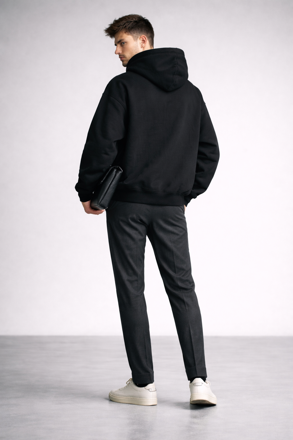 Athletic Hoodie Back