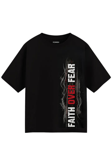 Faith Over Fear Oversized Top