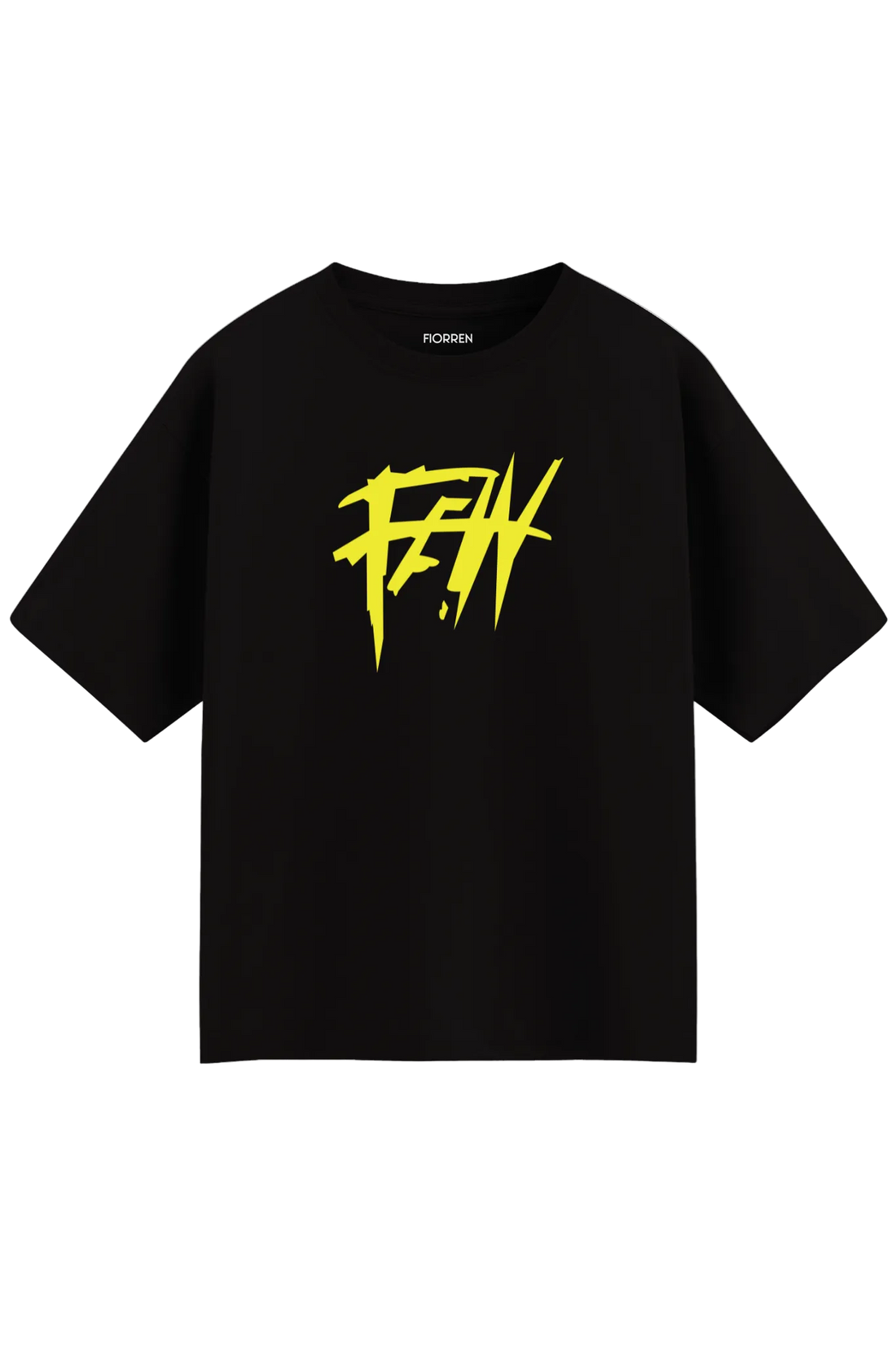 Few Oversized Graphic T-Shirt Black | Fiorren