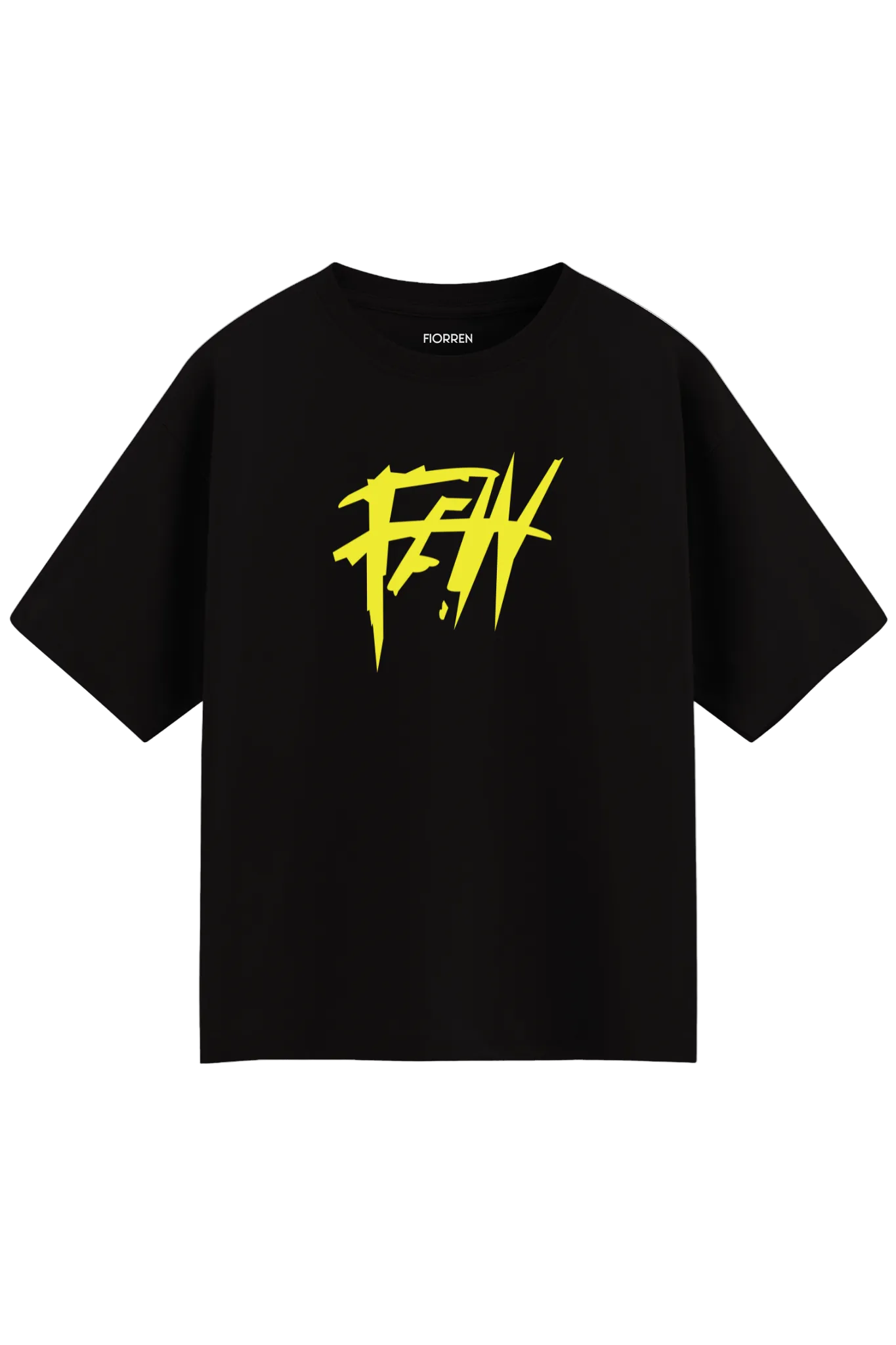 Few Oversized Graphic T-Shirt Black | Fiorren