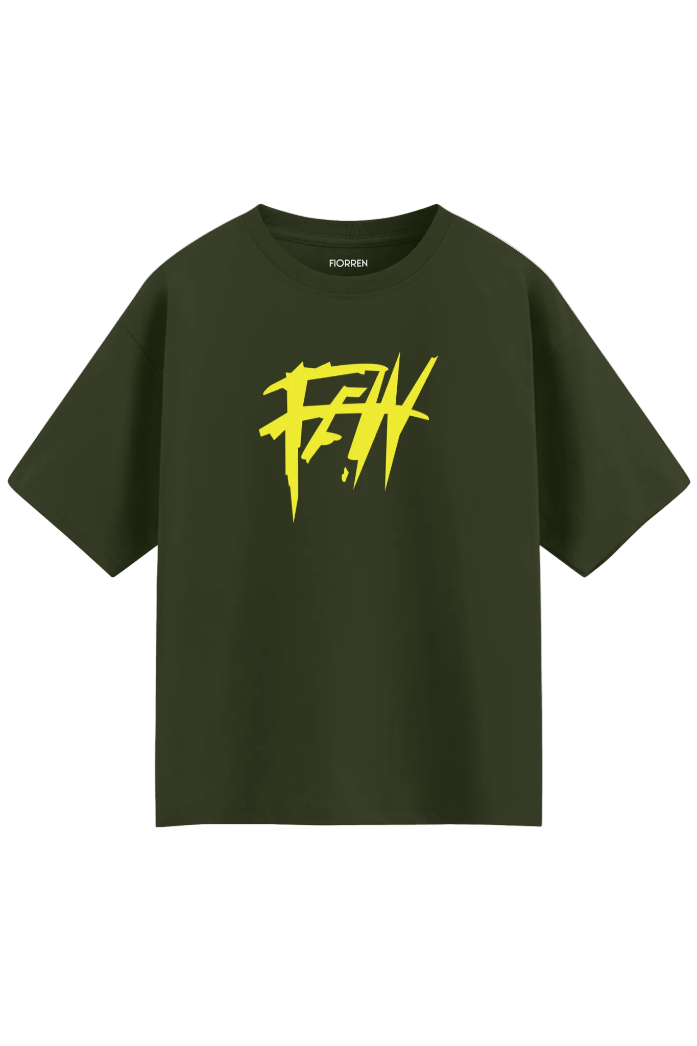 Few Oversized Graphic T-Shirt Olive Branch | Fiorren