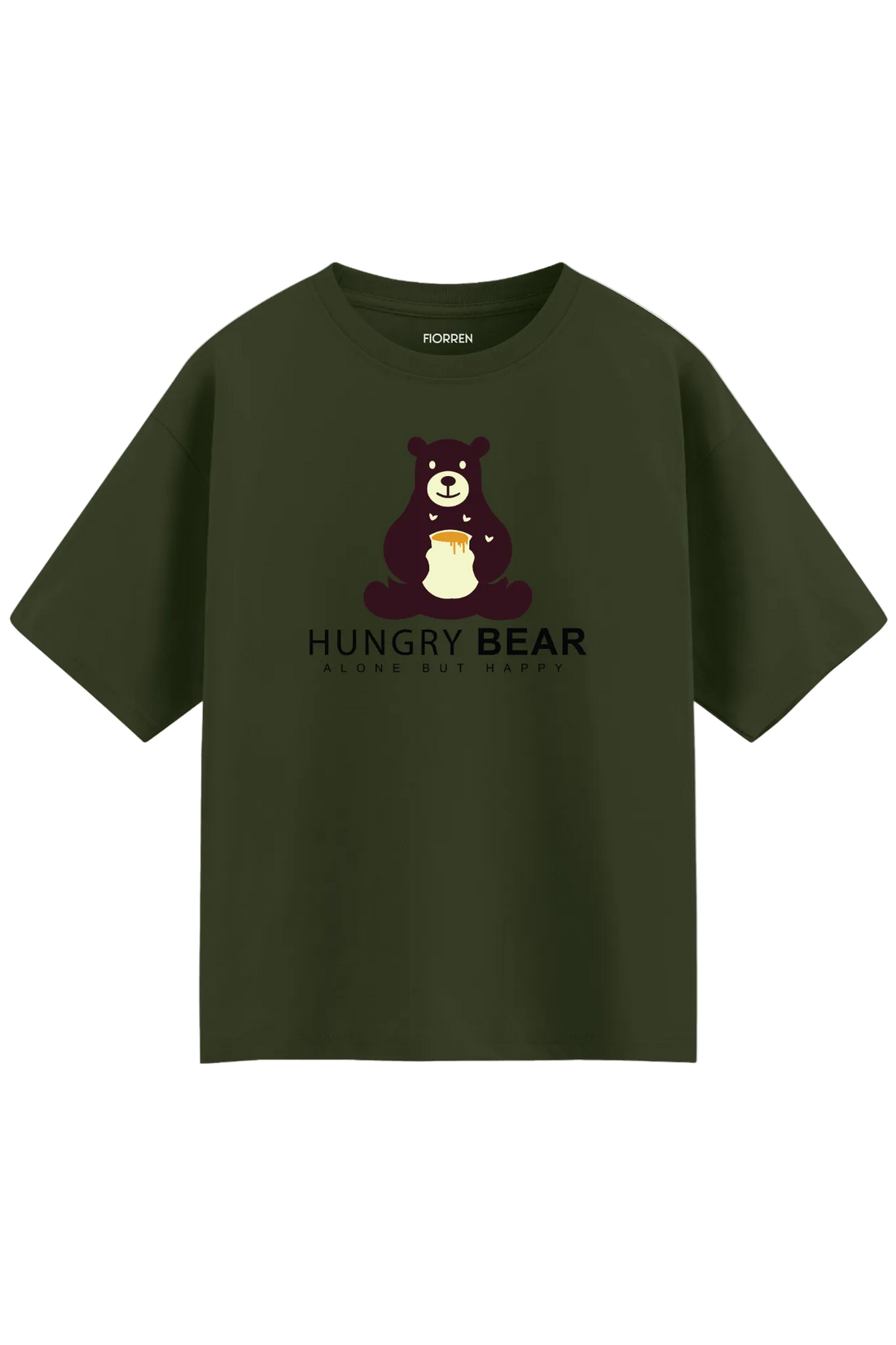 Hungry Bear Tee Olive Branch | Fiorren