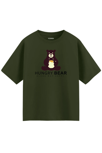 Hungry Bear Tee Olive Branch | Fiorren