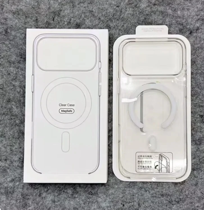 Crystal HD Transparent MagSafe Case for All iPhone Models – Magnetic Wireless Charge Case