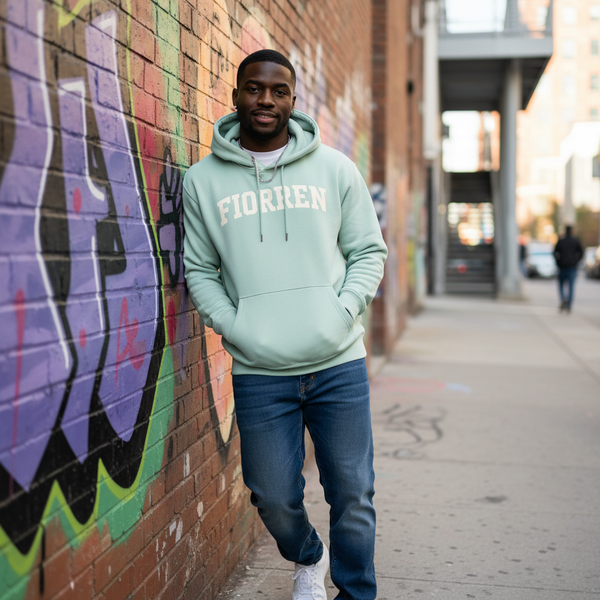 Different model in Fiorren hoodie with new background