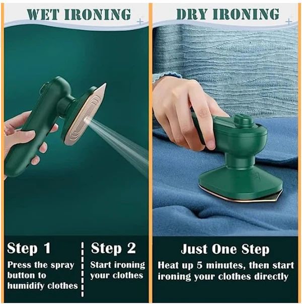 👕 Portable Mini Ironing Machine – Compact Power for Effortless Wrinkle Removal
