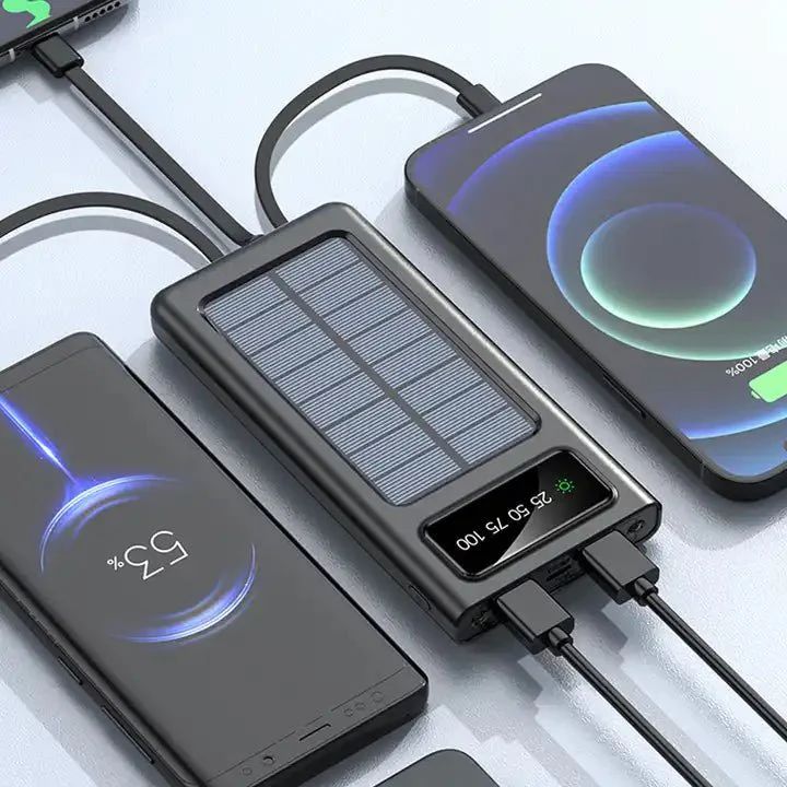 🌞 Solar Power Bank – Portable & Eco-Friendly Charging On the Go