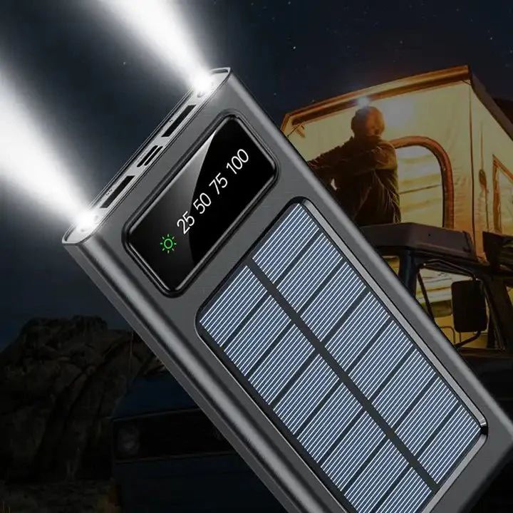 🌞 Solar Power Bank – Portable & Eco-Friendly Charging On the Go