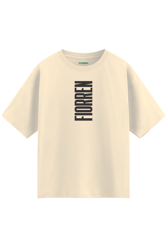 Cream oversized t-shirt