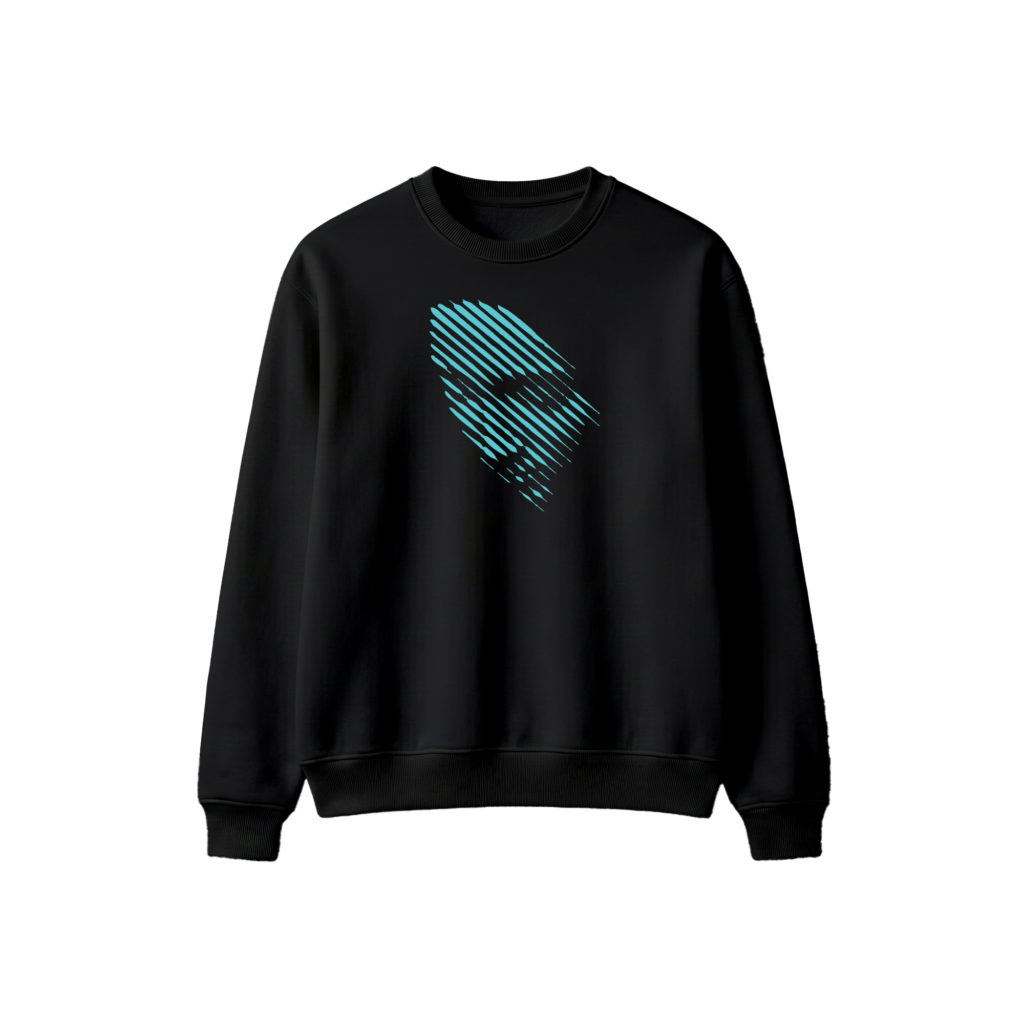 Anime Sweatshirt Black