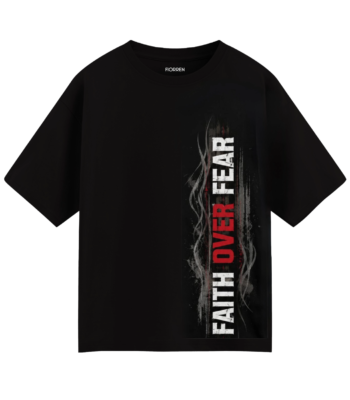 Faith Over Fear Oversized Top
