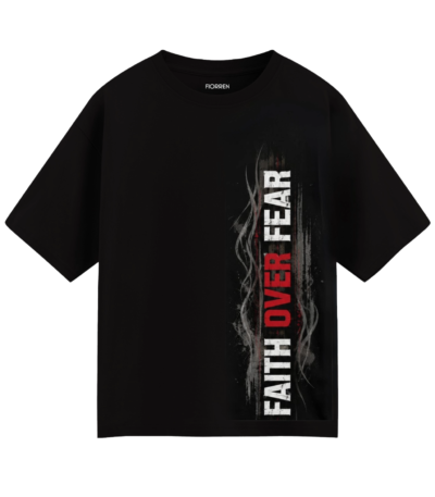 Faith Over Fear Oversized Top