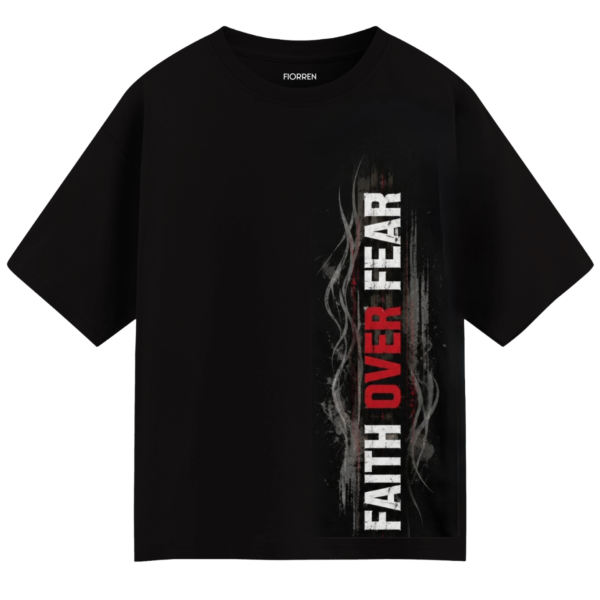 Faith Over Fear Oversized Top