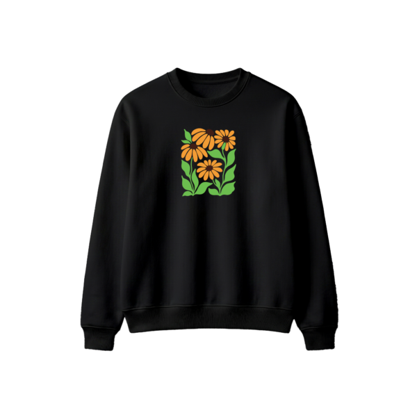 Floral Graphic Oversized Sweatshirt