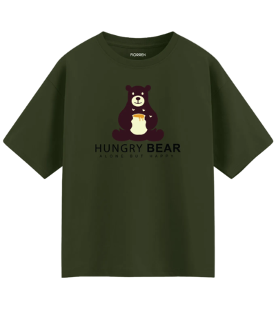 Hungry Bear Tee Olive Branch | Fiorren