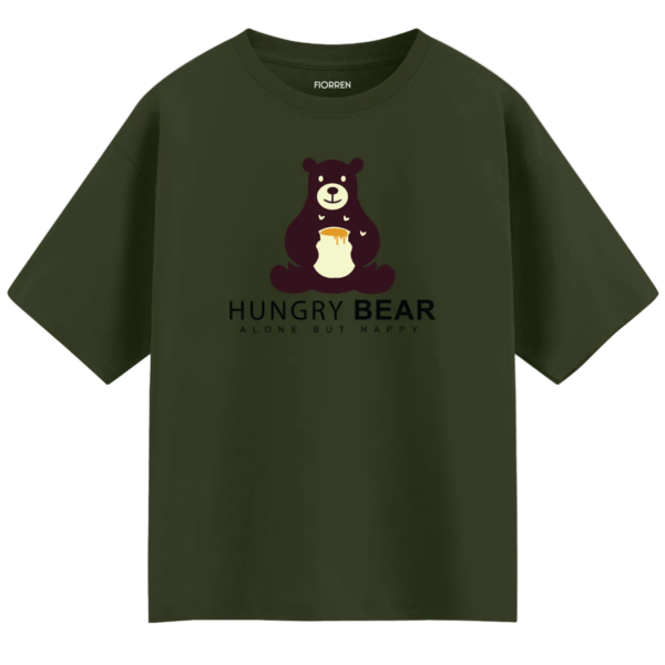 Hungry Bear Tee Olive Branch | Fiorren
