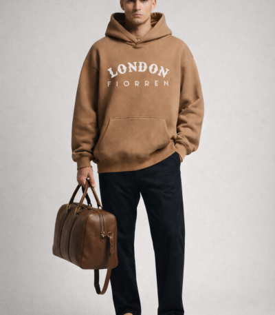 London Hoodie Chanterelle Brown