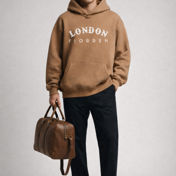 London Hoodie Chanterelle Brown