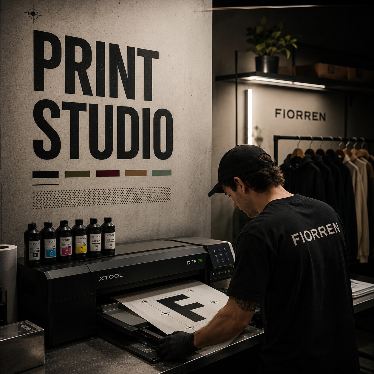 Fiorren print studio – DTF printing on heavyweight cotton streetwear