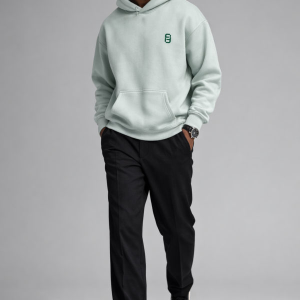 Signature Monogram Hoodie Sage Green