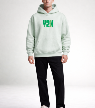 Y2K Hoodie Sage Green