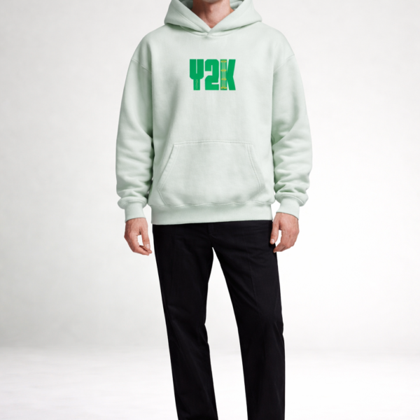 Y2K Hoodie Sage Green